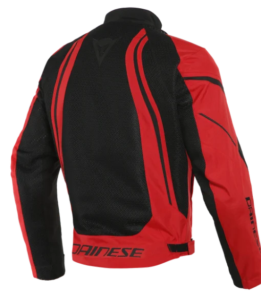 Dainese Air Crono 2 Tex Black Lava Red Jacket 2