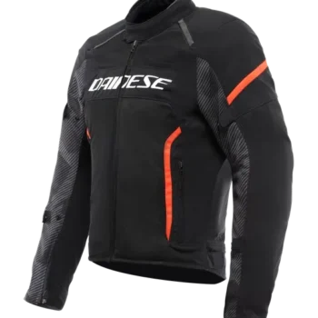 Dainese Air Frame 3 Tex Black Fluo Red Riding Jacket 1