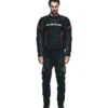 Dainese Air Frame 3 Tex Black Fluo Red Riding Jacket 3