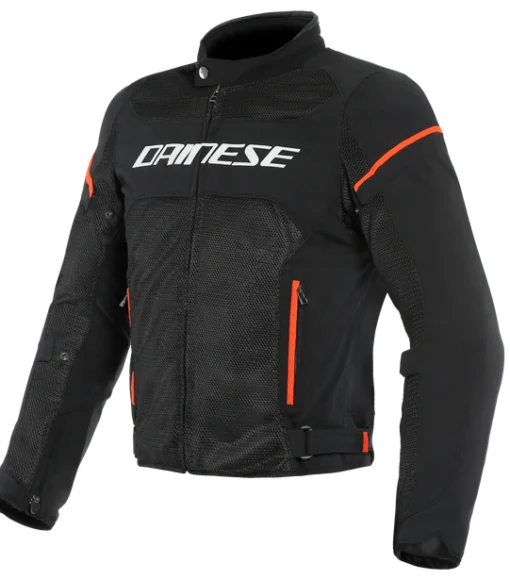 Dainese Air Frame D1 Tex Black White Fluo Red Riding Jacket 1