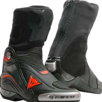 Dainese Axial D1 Black Fluo Red Riding Boots 1