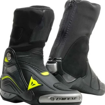 Dainese Axial D1 Black Fluo Yellow Riding Boots 2