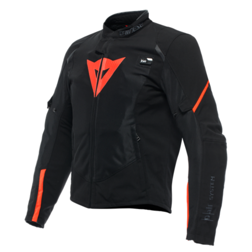 Dainese Black Fluoroscent Red LS Sport Smart Jacket 1