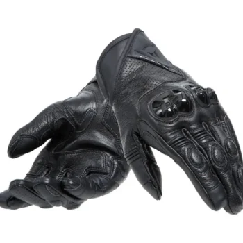 Dainese Blackshape Leather Black Riding Gloves 1