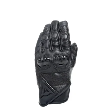 Dainese Blackshape Leather Black Riding Gloves 2