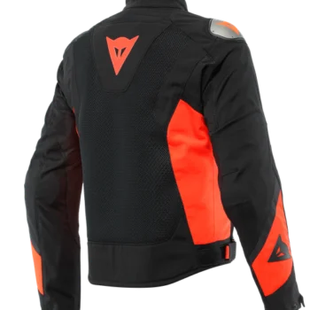 Dainese Energyca Air Tex Black Fluroscent Red Riding Jacket 2