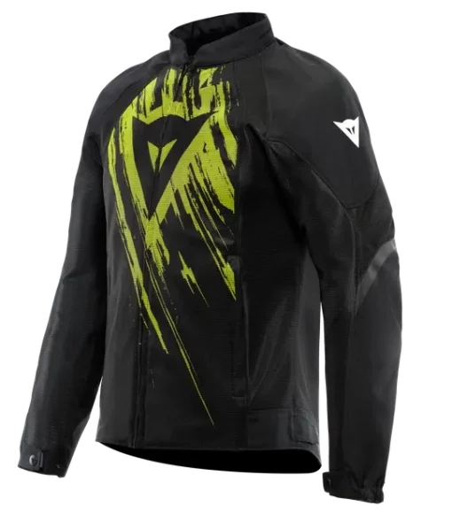 Dainese Herosphere Air Tex Black Fluorescent Yellow Tarmac Riding Jacket 1