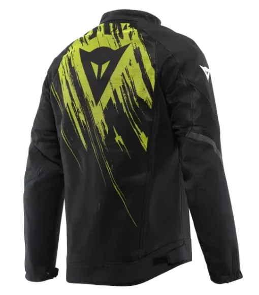 Dainese Herosphere Air Tex Black Fluorescent Yellow Tarmac Riding Jacket 2