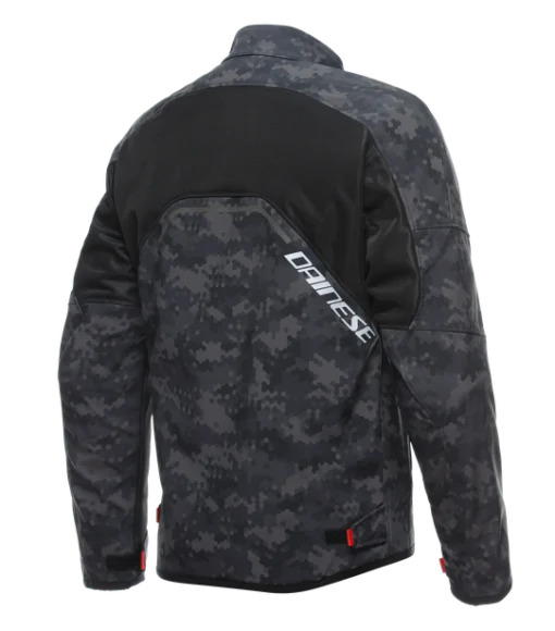 Dainese Ignite Air Tex Camo Gray Black Fluorescent Red Riding Jacket 2