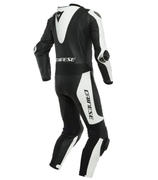 Dainese Laguna Seca 5 1Pc Leather Suit Perforated Racing Black White Racing Suit 2