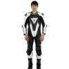 Dainese Laguna Seca 5 1Pc Leather Suit Perforated Racing Black White Racing Suit 3