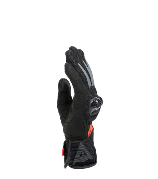 Dainese Mig 3 Air Tex Black FLuorescent Red Riding Gloves 4