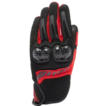 Dainese Mig 3 Air Tex Black Lava Red Riding Gloves 2