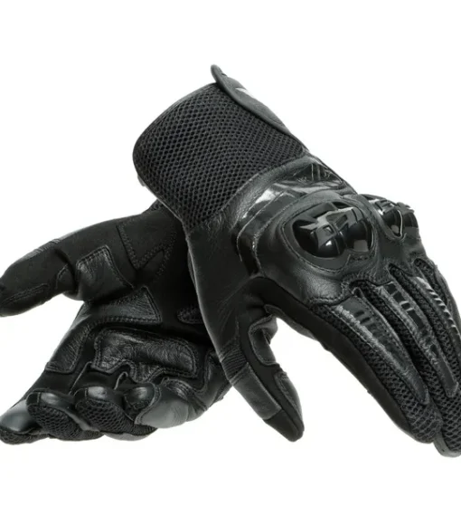 Dainese Mig 3 Leather Black Riding Gloves 1