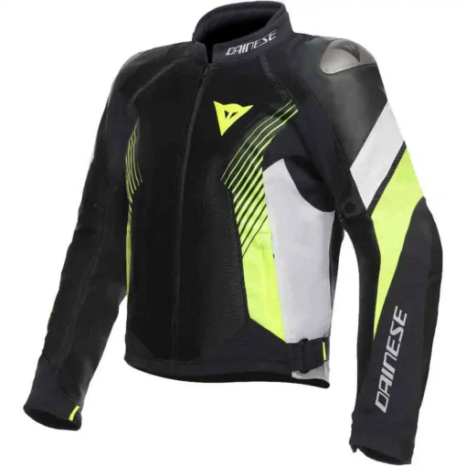 Dainese Super Rider 2 Absoluteshell Black White Fluorescent Yellow Jacket 1