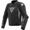 Dainese Super Speed 4 Perforated Leather Black Matt Charcoal Grey Jacket 1