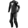 Dainese Tosa Leather 1PC Perforated Black White Suit 1