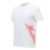 Dainese White Fluorescent Red Big Logo T Shirt 1