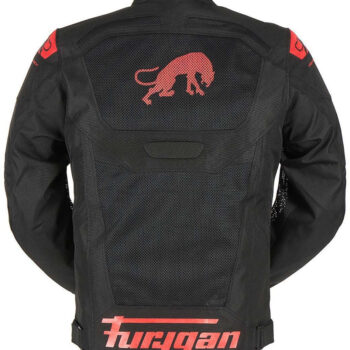 Furygan Atom Vented Black Red Riding Jacket 2