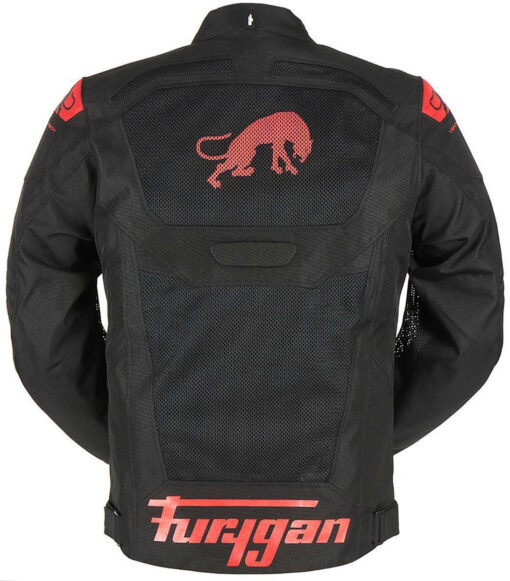 Furygan Atom Vented Black Red Riding Jacket 2