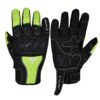 Tarmac Tex II Black Fluorescent Green Riding Gloves 1