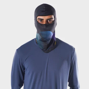 Tiivra Stingray Blue Tsunami Slash Cut Balaclava 2