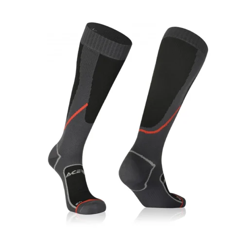 Acerbis Black Grey Socks No Wet Waterproof 1