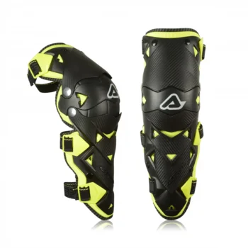 Acerbis Impact Evo 3.0 Black Fluorescent Yellow Knee Guard 1