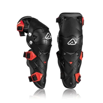 Acerbis Impact Evo 3.0 Black Red Knee Guard 1