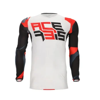 Acerbis JX Flex One White Red Jersey 1