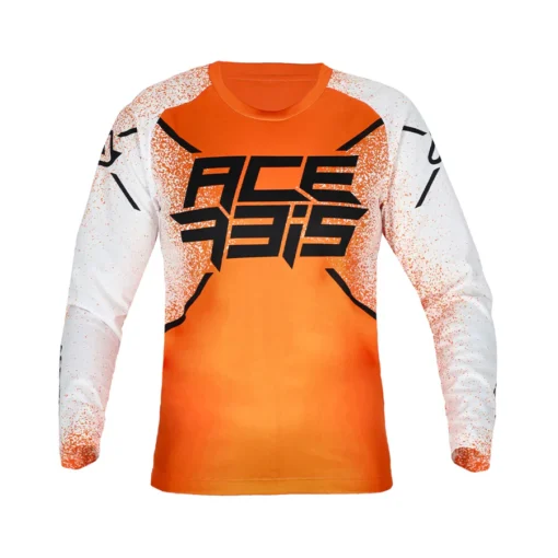 Acerbis MX J Kid Five Orange White Jersey 1