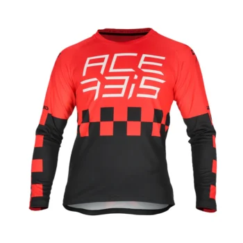 Acerbis MX J Kid One Red Black Jersey 1