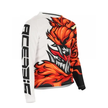 Acerbis MX J Kid Two Orange White Jersey 2