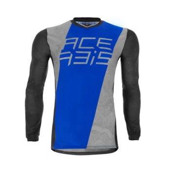 Acerbis MX J Track One Grey Blue Jersey 1