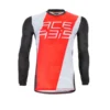 Acerbis MX J Track One White Red Jersey 1