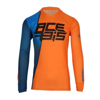 Acerbis MX J Track Seven Orange Blue Jersey 2