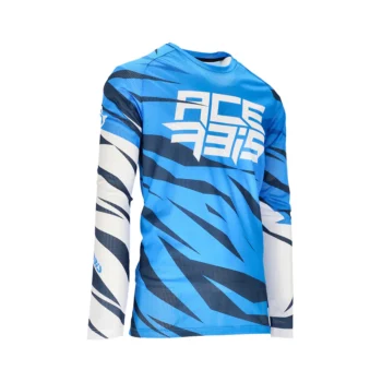 Acerbis MX J Windy Four Vented Blue White Jersey 1