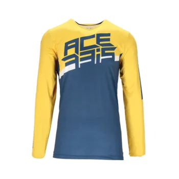 Acerbis MX X Flex Four Blue Yellow Jersey 1