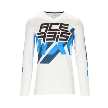 Acerbis MX X Flex Three White Blue Jersey 1