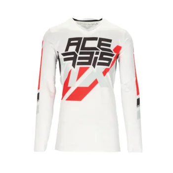 Acerbis MX X Flex Three White Red Jersey 1