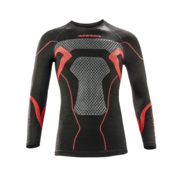 Acerbis X Body Winter LS Black Red Jersey 1