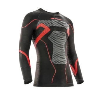 Acerbis X Body Winter LS Black Red Jersey 2