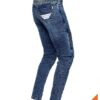 Bikeratti Steam Pro Lady Denim Blue Riding Jeans with D30 Armour 4