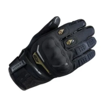 RS Taichi Drymaster Compass Black Khaki Riding Gloves 1