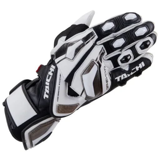 RS Taichi GP Evo R White Racing Gloves 1