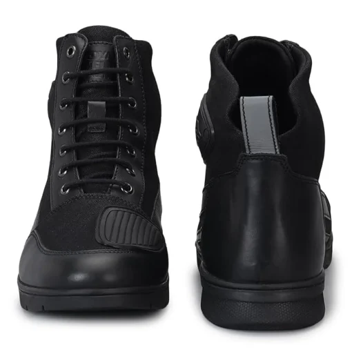 Royal Enfield Black Urban Midtop Riding Shoe 2