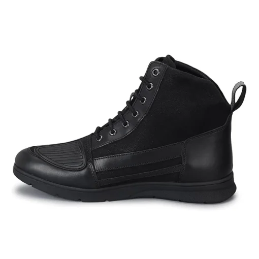 Royal Enfield Black Urban Midtop Riding Shoe 4