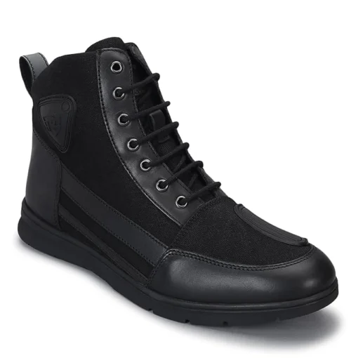 Royal Enfield Black Urban Midtop Riding Shoe 5