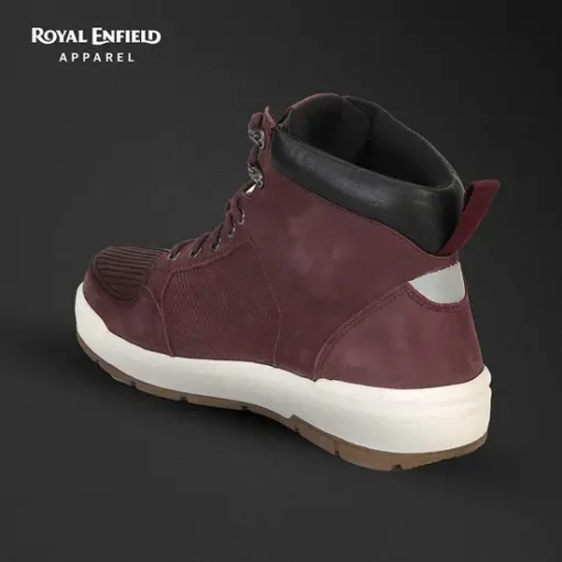 Royal Enfield Maroon City Cruising Riding Boots 2 4