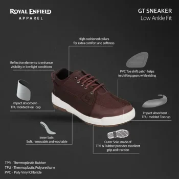 Royal Enfield Red Elpp Riding Sneaker 2